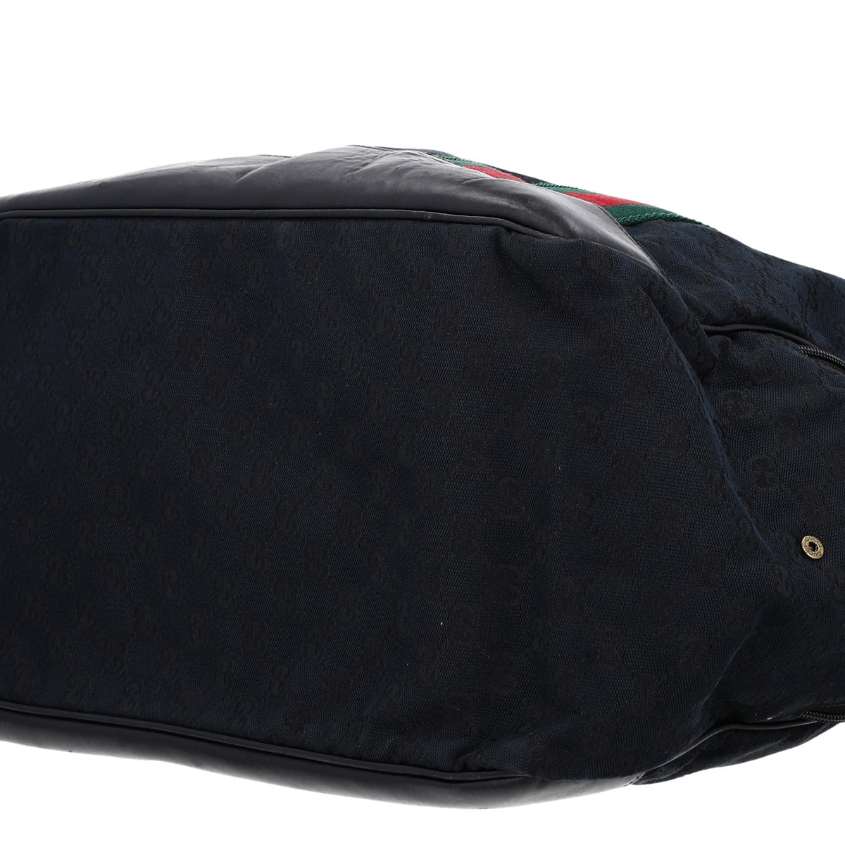 Monogram Web Dog Carrier Black