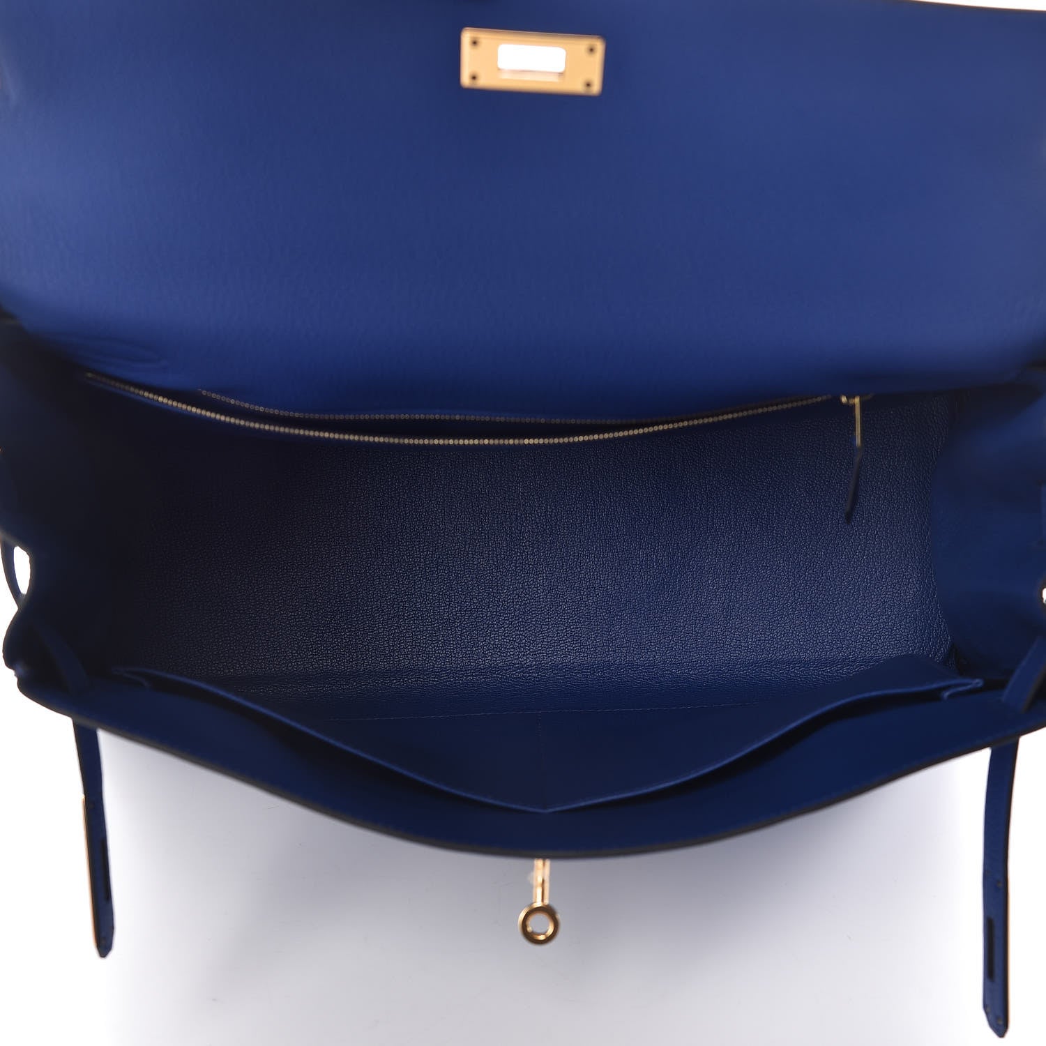 Hermes Togo Kelly Retourne 35 Bleu Electrique 13 of 37