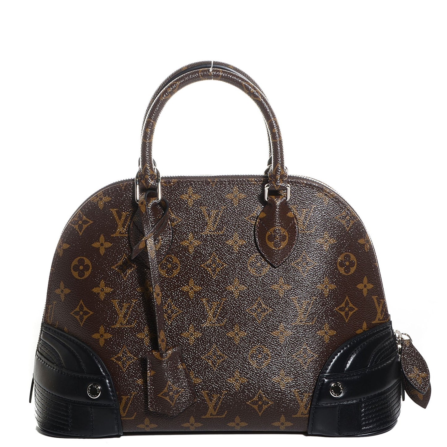 Shiny Monogram Alma PM Black