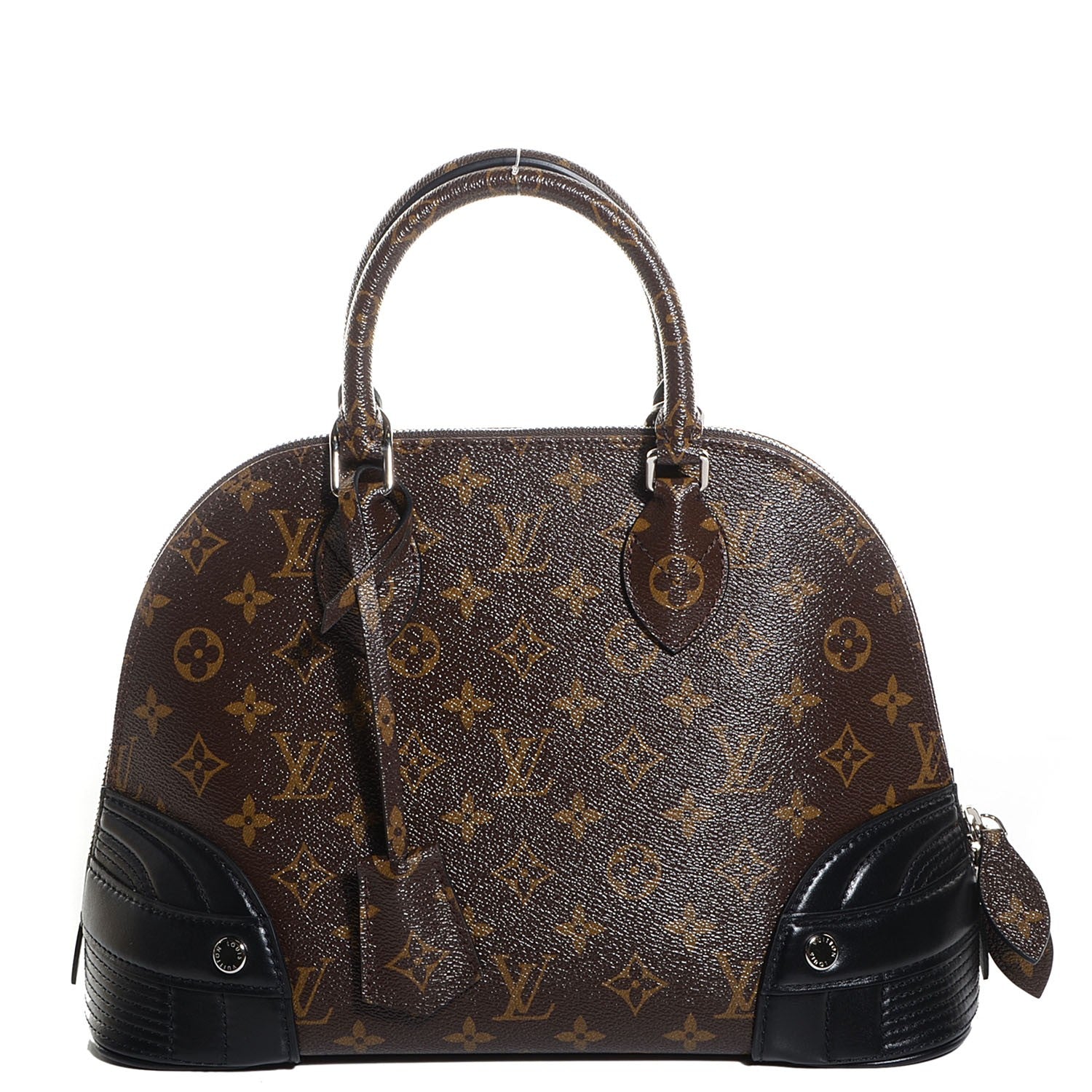 Louis Vuitton Shiny Monogram Alma PM Black 1 of 7