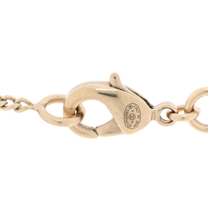 Chanel Resin CC Necklace Gold 5 of 5