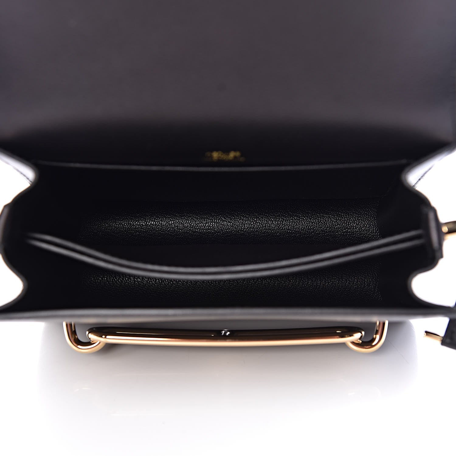 Hermes Evergrain Mini Sac Roulis Black 5 of 11