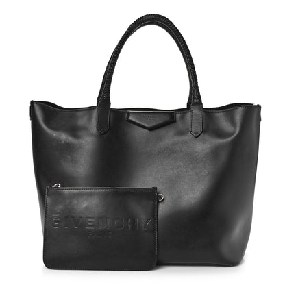 Givenchy Calfskin Large Antigona Whipstitch Handle Tote Black 1 of 9