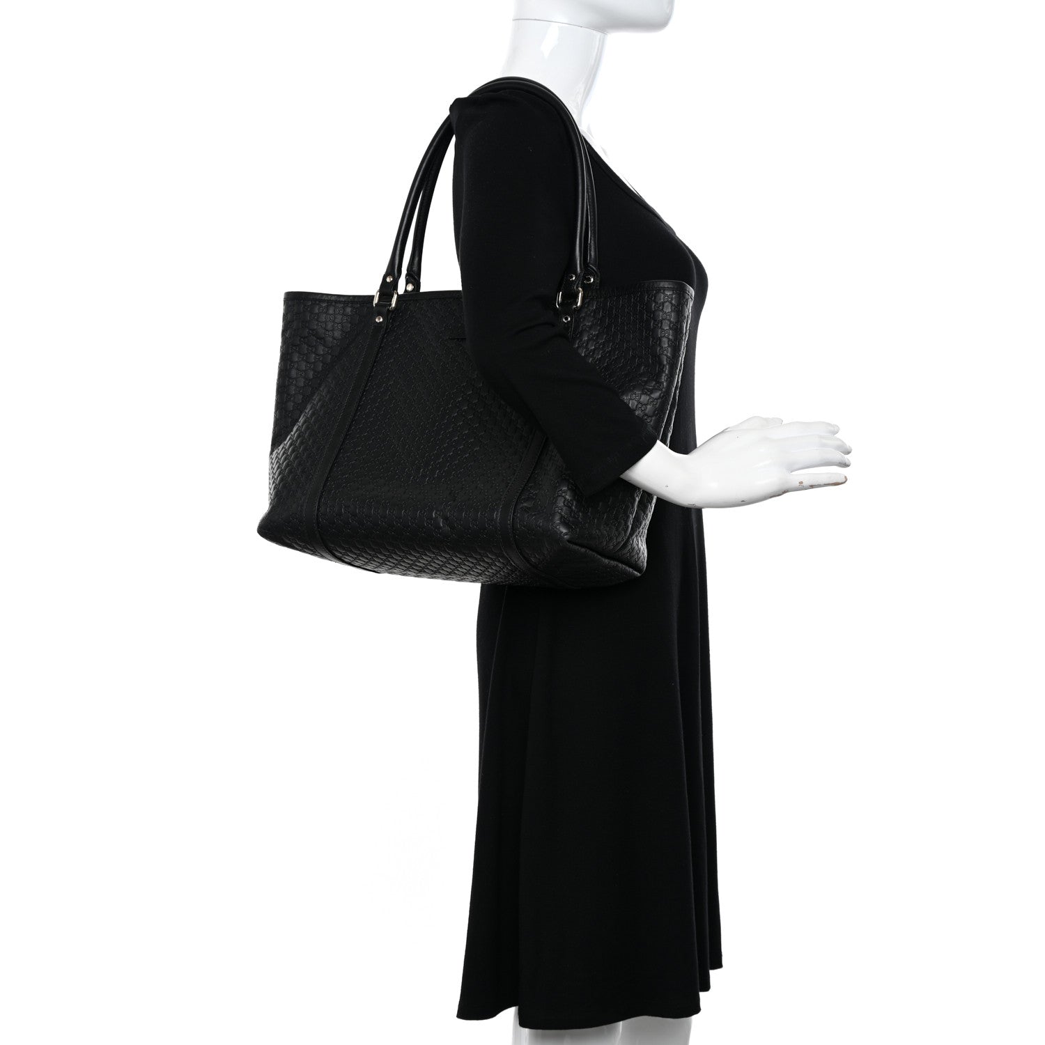Gucci Microguccissima Medium Joy Tote Black 2 of 11