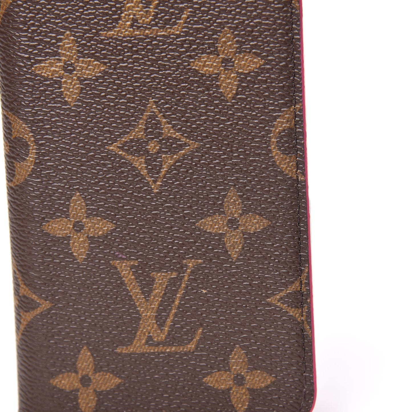 Monogram iPhone X Folio Case Rose Pop