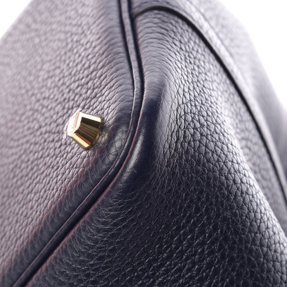 Hermes Taurillon Clemence Picotin Lock 18 PM Bleu Nuit 9 of 12