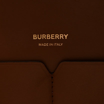 Burberry Cotton Canvas Calfskin Large Society Tote Bag Black Burgundy 6 of 10