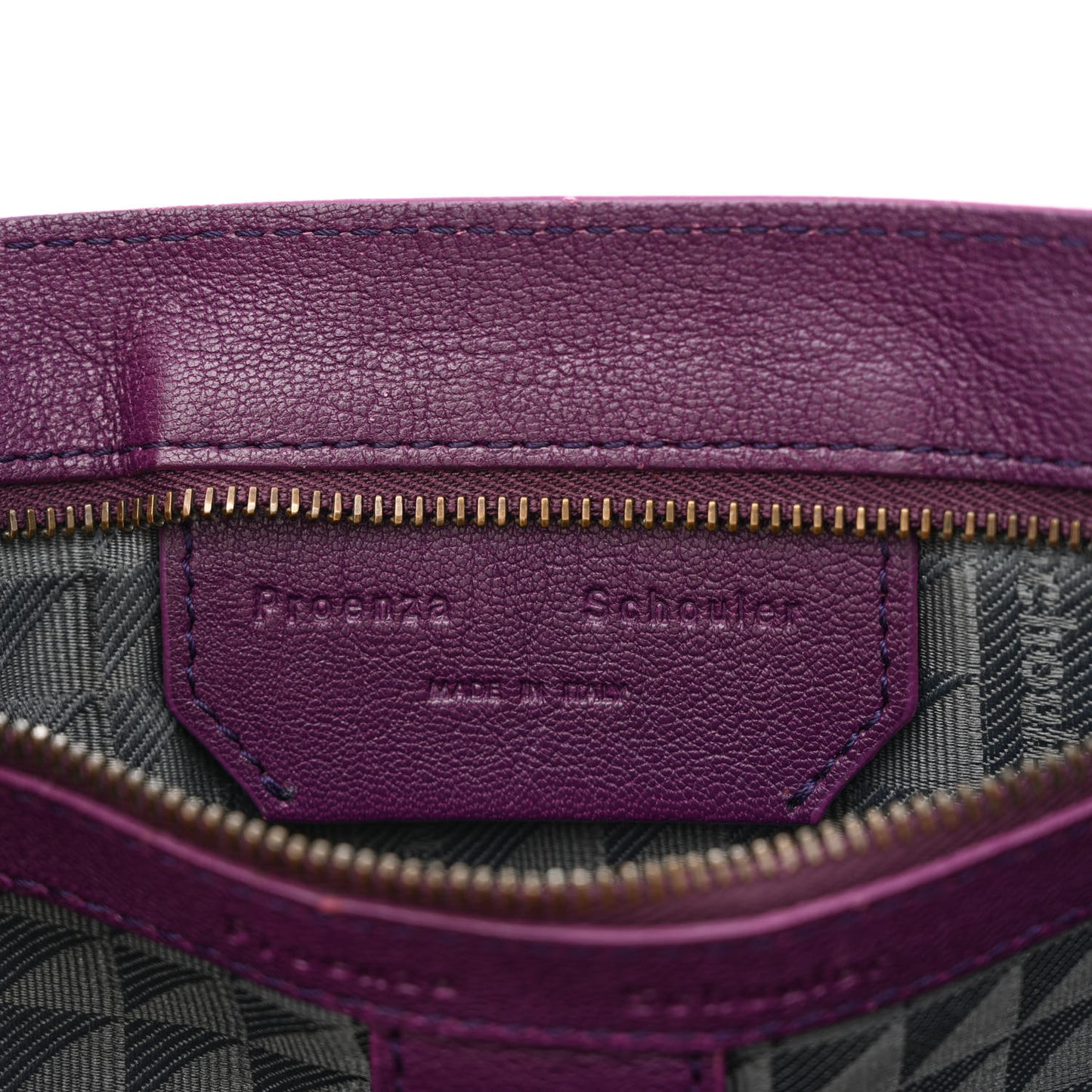 Lambskin Medium PS1 Satchel Purple Rain