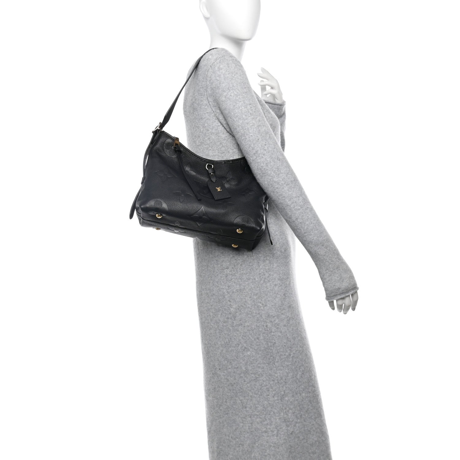 Louis Vuitton Empreinte Carryall PM Black 2 of 10