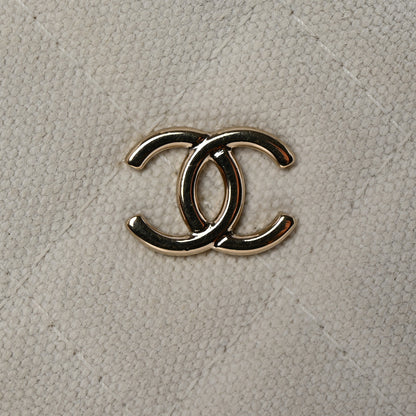 Chanel Canvas Calfskin Tennis Racket Mini Bag White Black 11 of 15
