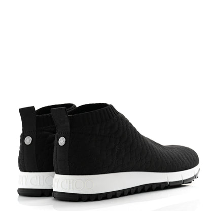 Jimmy Choo Lurex Snake Knit Norway Sneakers 37 Black 4 of 8