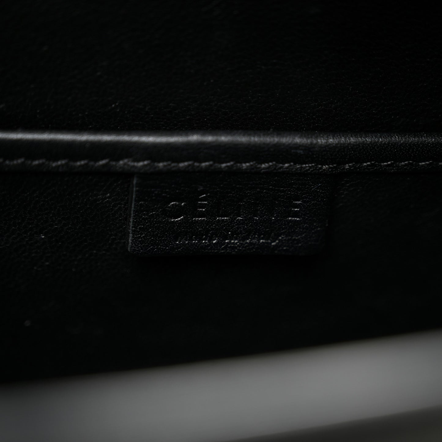 Smooth Calfskin Nano Luggage Black