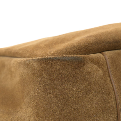 Saint Laurent Suede Le 5 A 7 Bea Tote Caramel Cognac 12 of 13