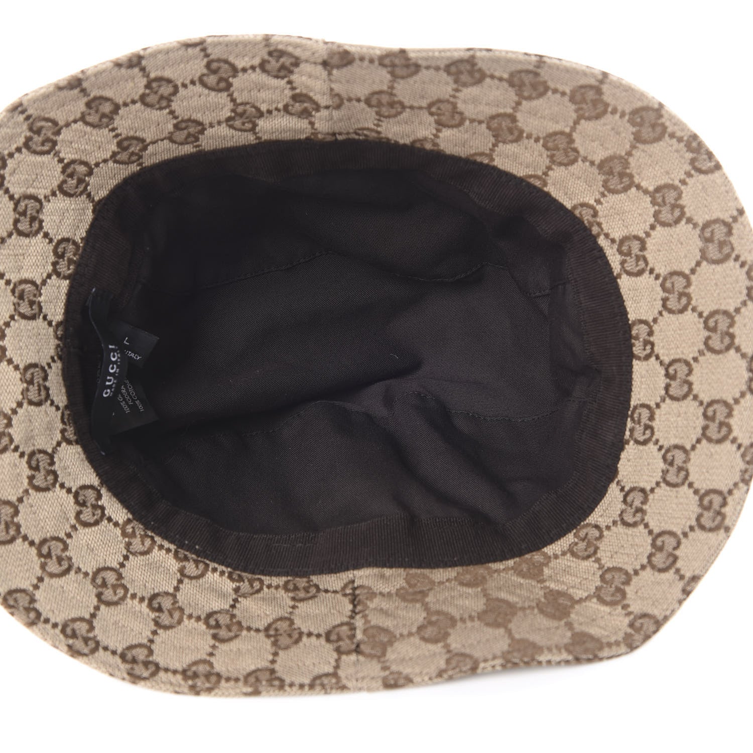Gucci Monogram Web Bucket Hat L Brown 5 of 7