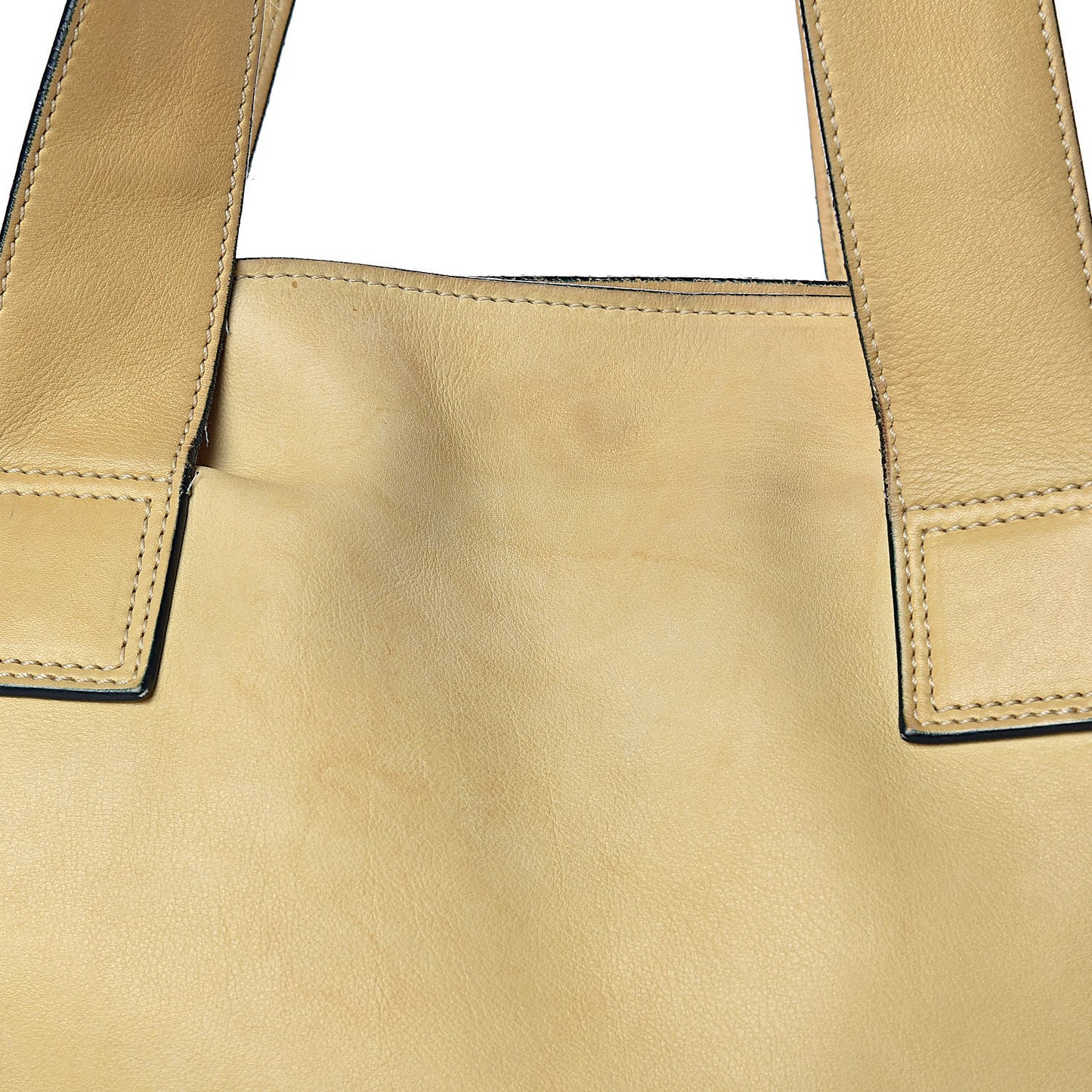 Lambskin Edgy Tote Beige