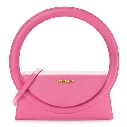Jacquemus Smooth Calfskin Le Sac Rond Pink 1 of 8