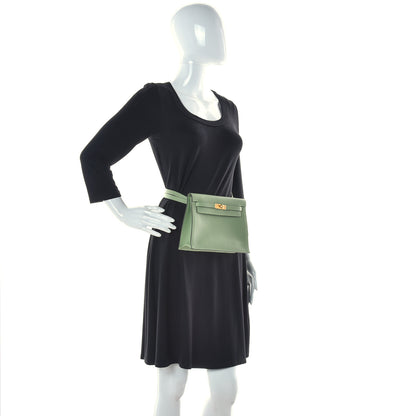 Hermes Evercolor Kelly Danse II Belt Bag Vert Criquet 2 of 10