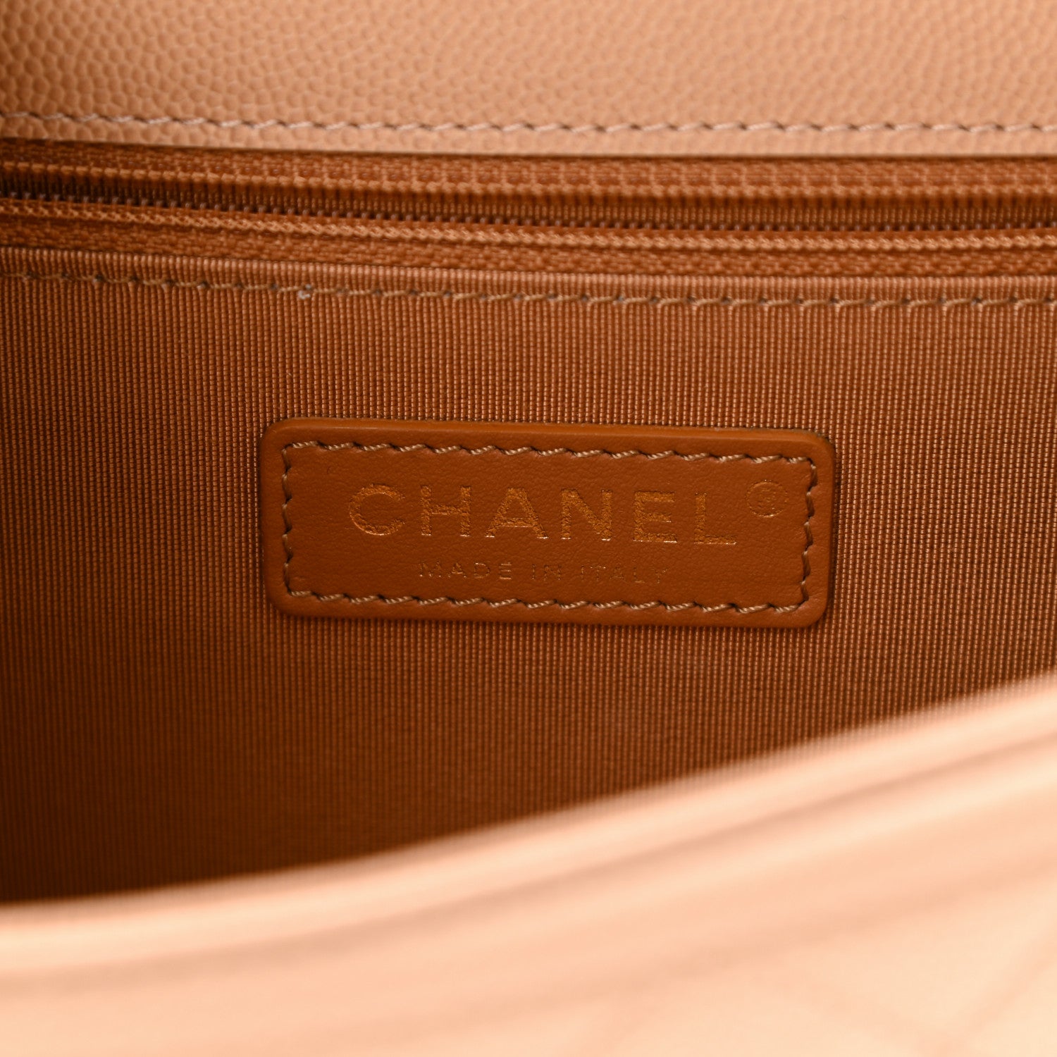 Chanel Caviar Quilted Medium Sunset On The Sea Flap Beige 5 of 10