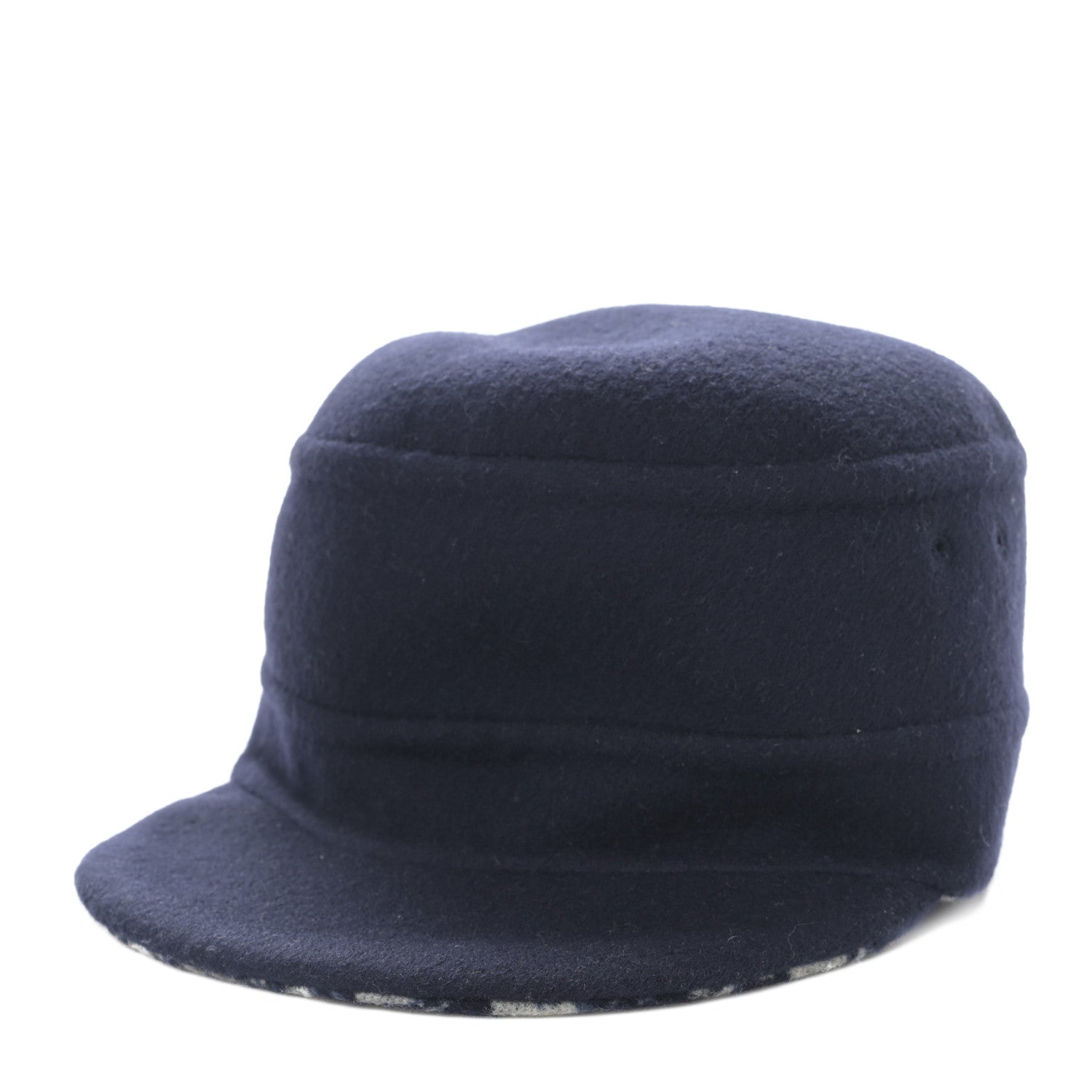 Christian Dior Wool Oblique Reversible Chic Cap 57 Blue 1 of 8