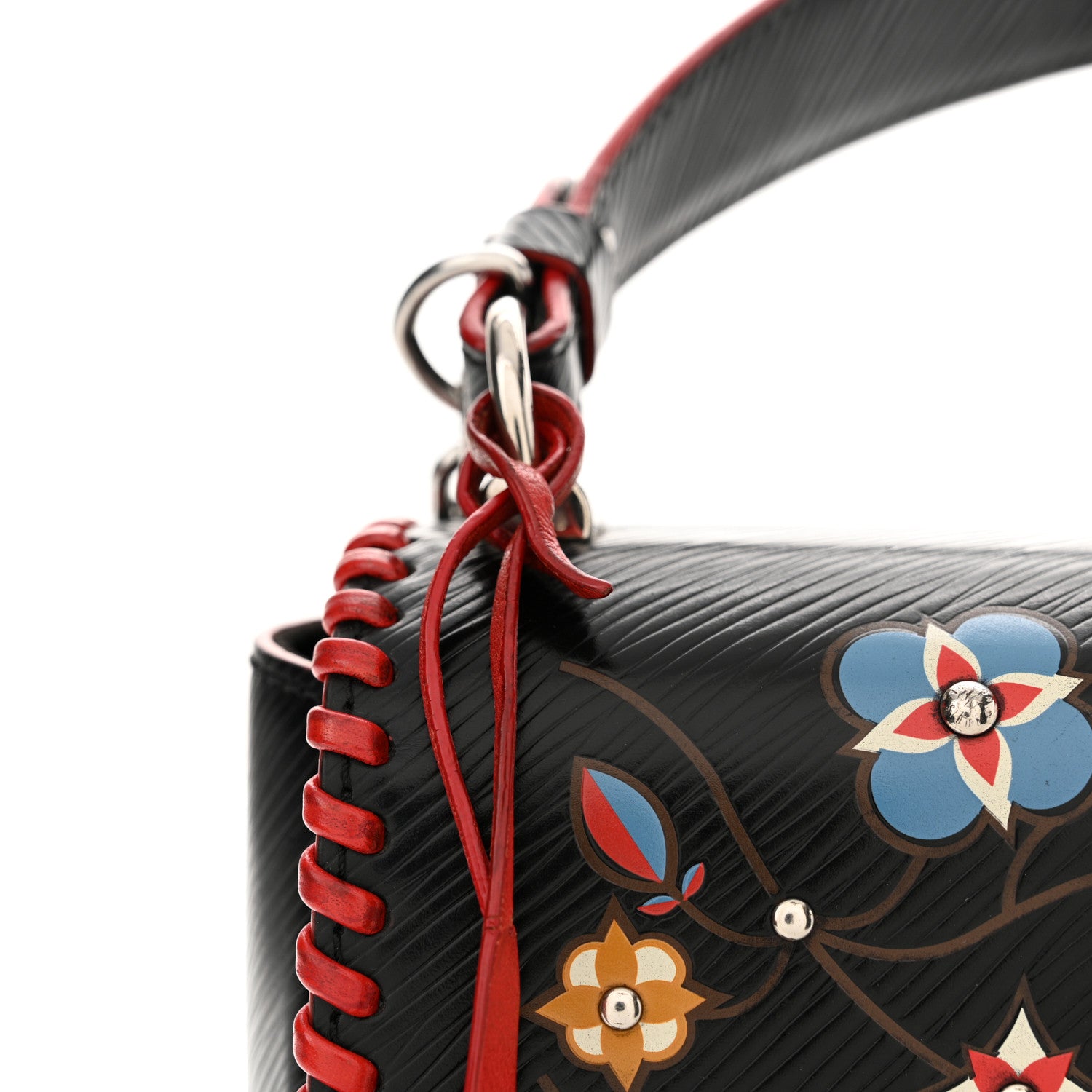Louis Vuitton Epi Flower Twist Shoulder Bag MM  Black 12 of 12