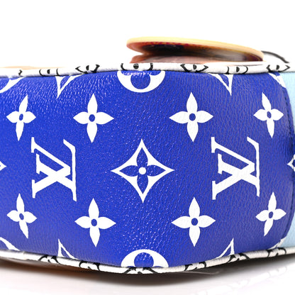 Louis Vuitton Monogram Giant Hawaii Beach Pouch Blue 8 of 8