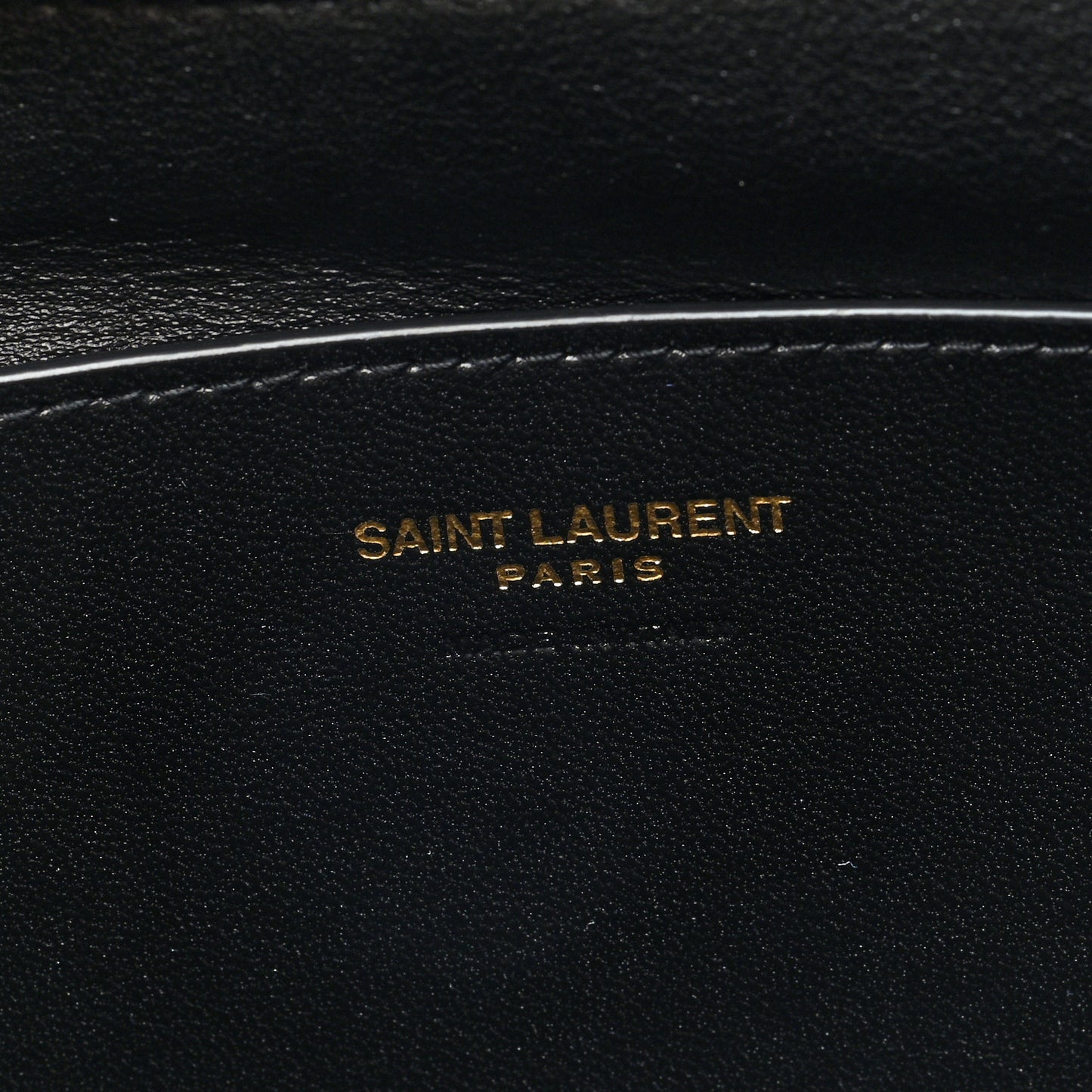 Lambskin Small Calypso Pouch Black
