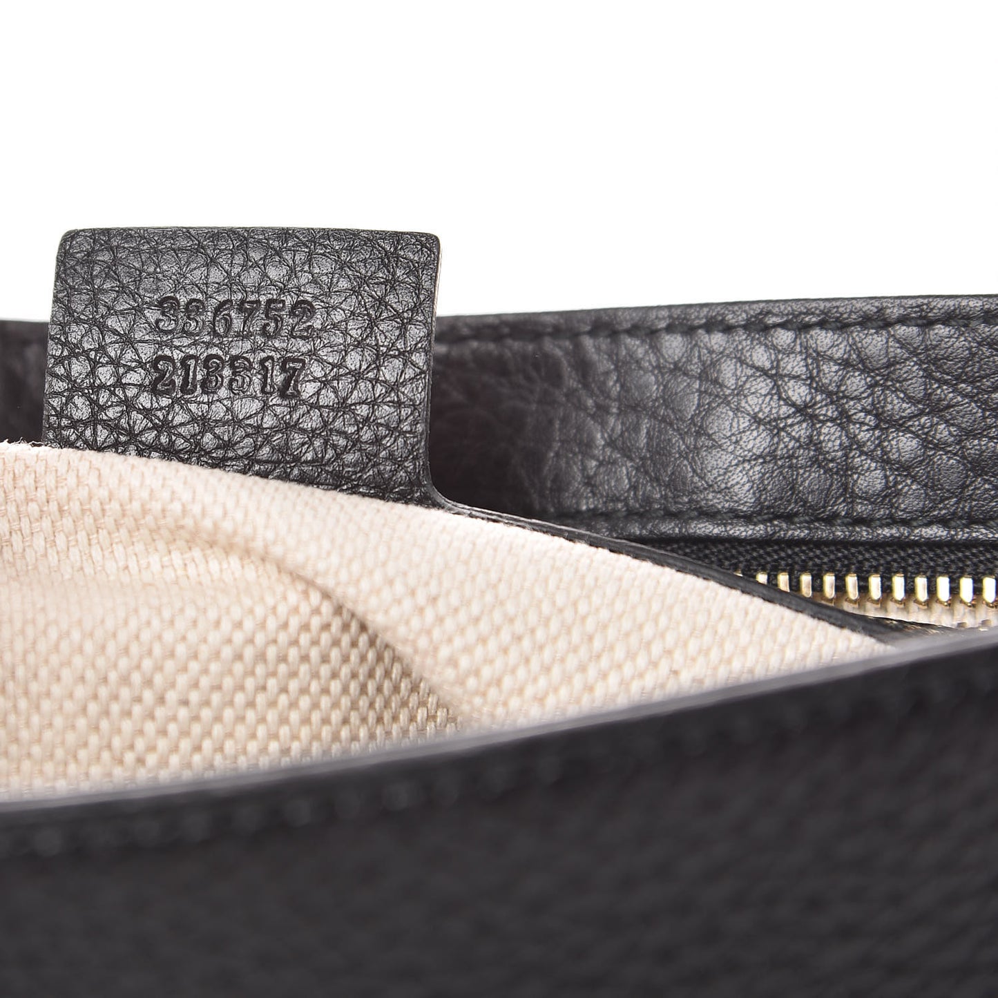 Pebbled Calfskin Medium Soho Flap Crossbody Black