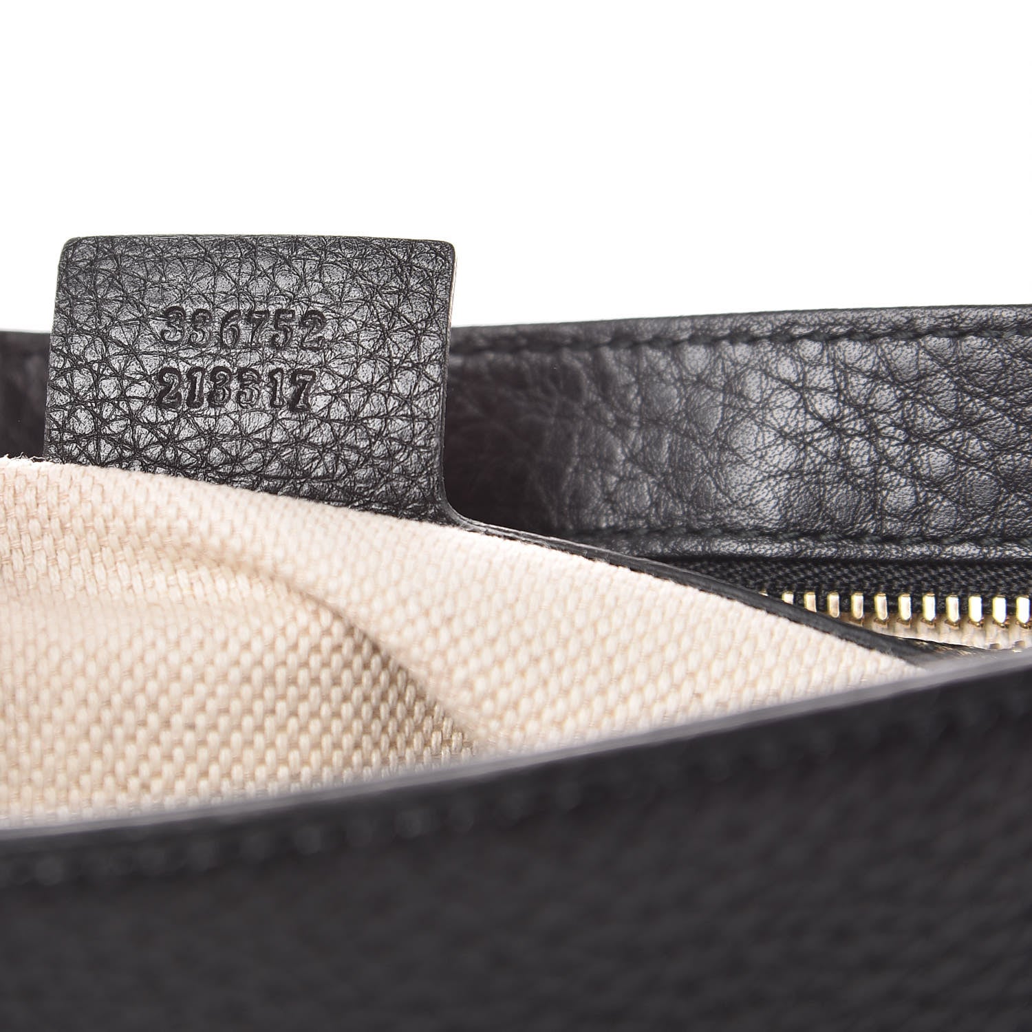 Gucci Pebbled Calfskin Medium Soho Flap Crossbody Black 7 of 11
