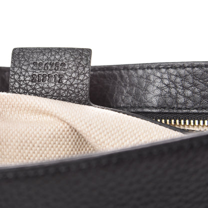 Gucci Pebbled Calfskin Medium Soho Flap Crossbody Black 7 of 11