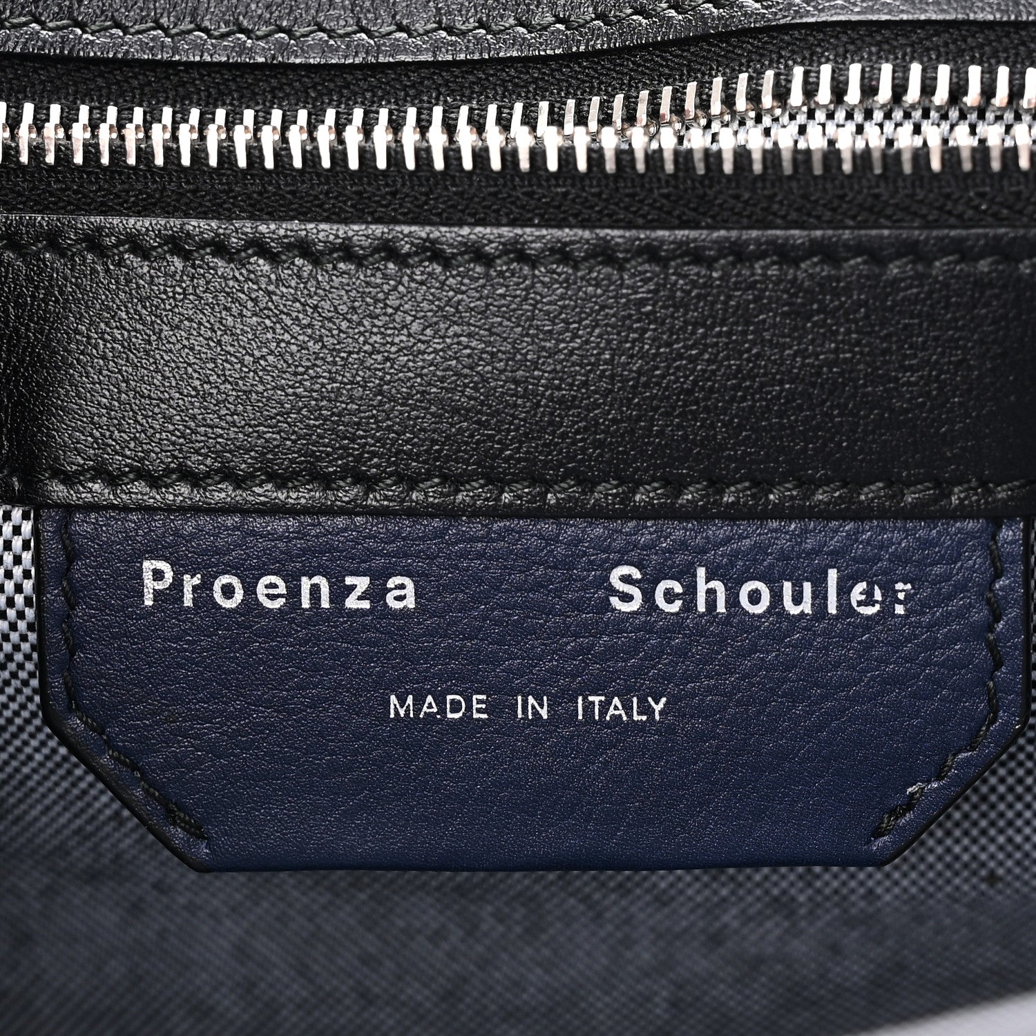 Proenza Schouler Grained Calfskin Medium PS1 Plus Satchel Indigo 6 of 10