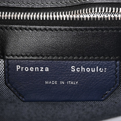 Proenza Schouler Grained Calfskin Medium PS1 Plus Satchel Indigo 6 of 10