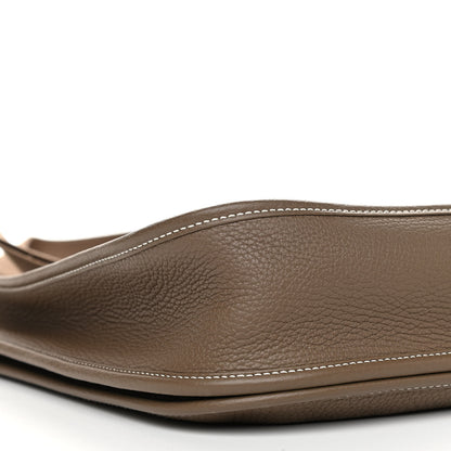 Hermes Taurillon Clemence Evelyne III PM Etoupe 9 of 10