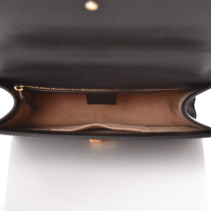 Gucci Calfskin Small Sylvie Shoulder Bag Black 5 of 17