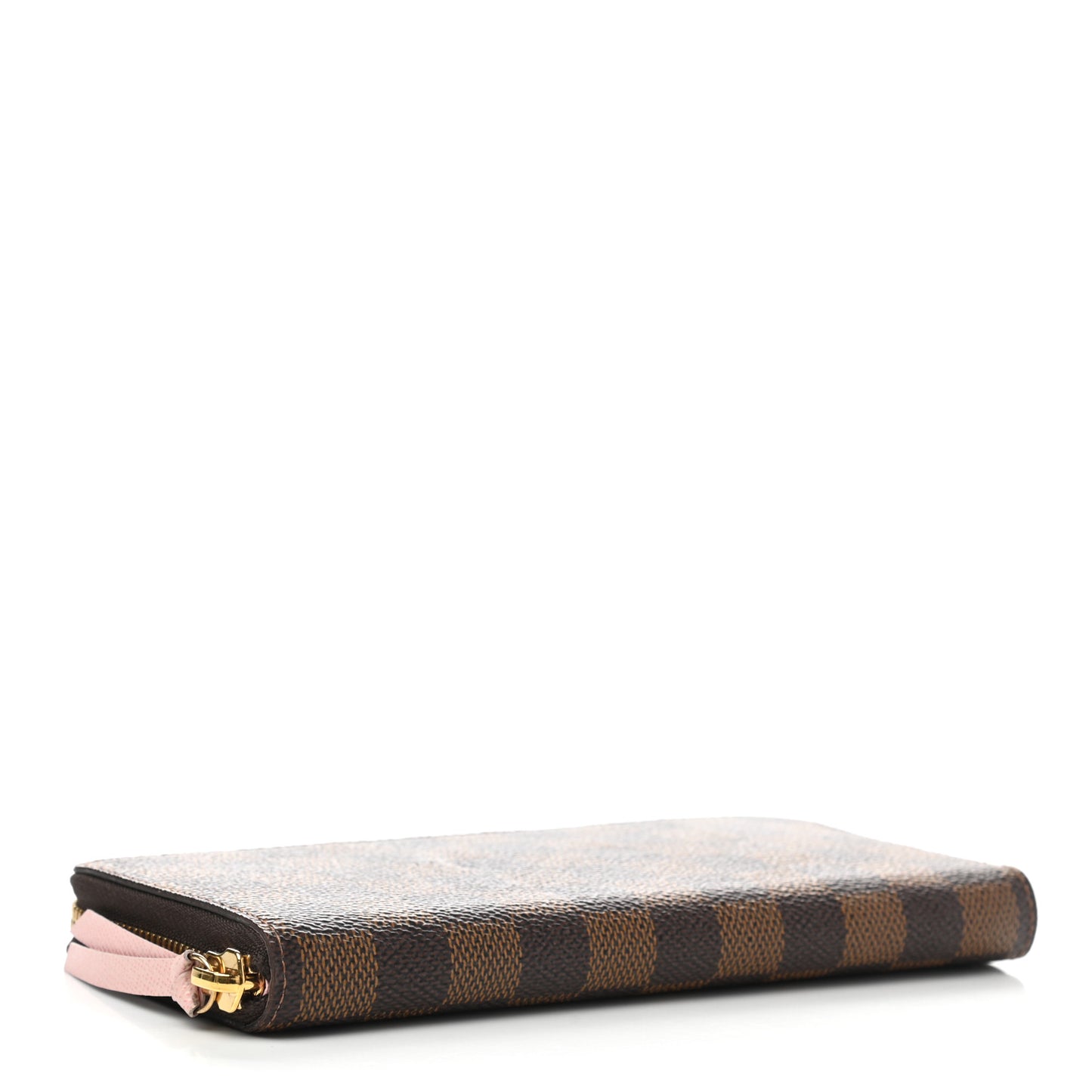 Damier Ebene Clemence Wallet Rose Ballerine