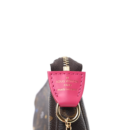 Louis Vuitton Monogram 2020 Christmas Animation Roller Coaster Mini Pochette Accessories Pivoine 6 of 10