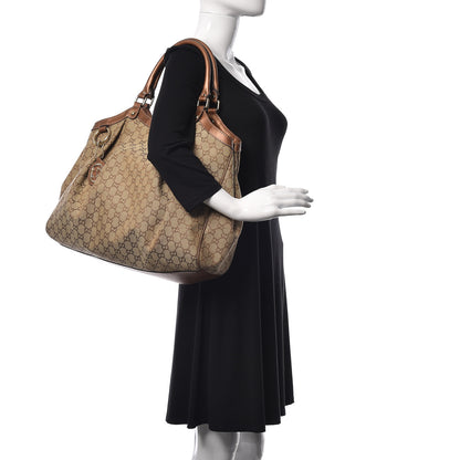 Gucci Monogram Large Sukey Tote Bronze 2 of 20