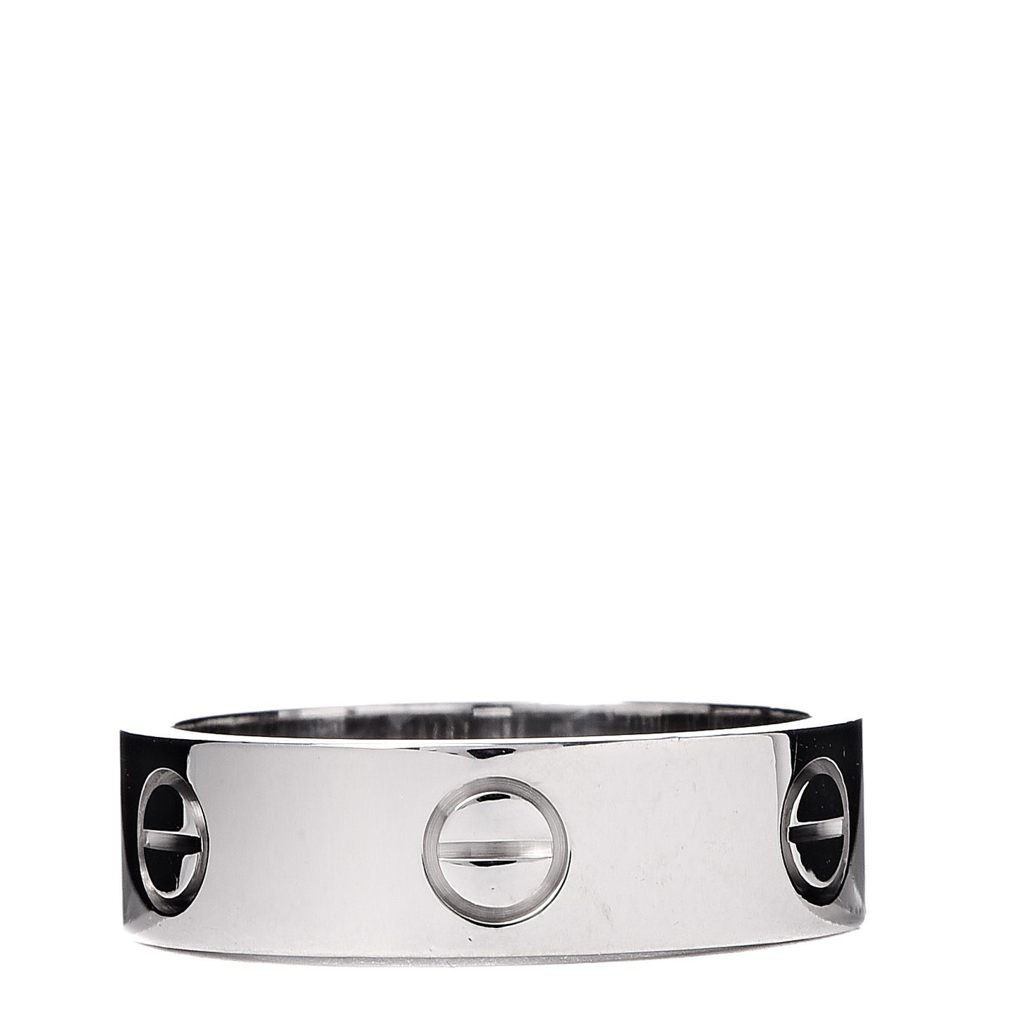 18K White Gold 5.5mm LOVE Ring 58 8.25