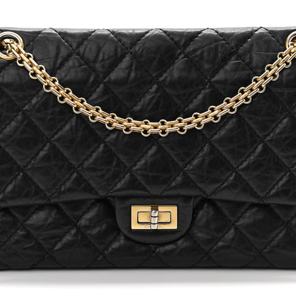 Chanel Aged Calfskin Quilted 2.55 Reissue 226 Flap Black 8 of 11