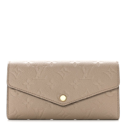 Louis Vuitton Empreinte Sarah Wallet NM Tourterelle 1 of 8