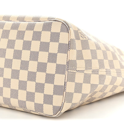 Louis Vuitton Damier Azur Neo Neverfull MM Rose Ballerine 10 of 13