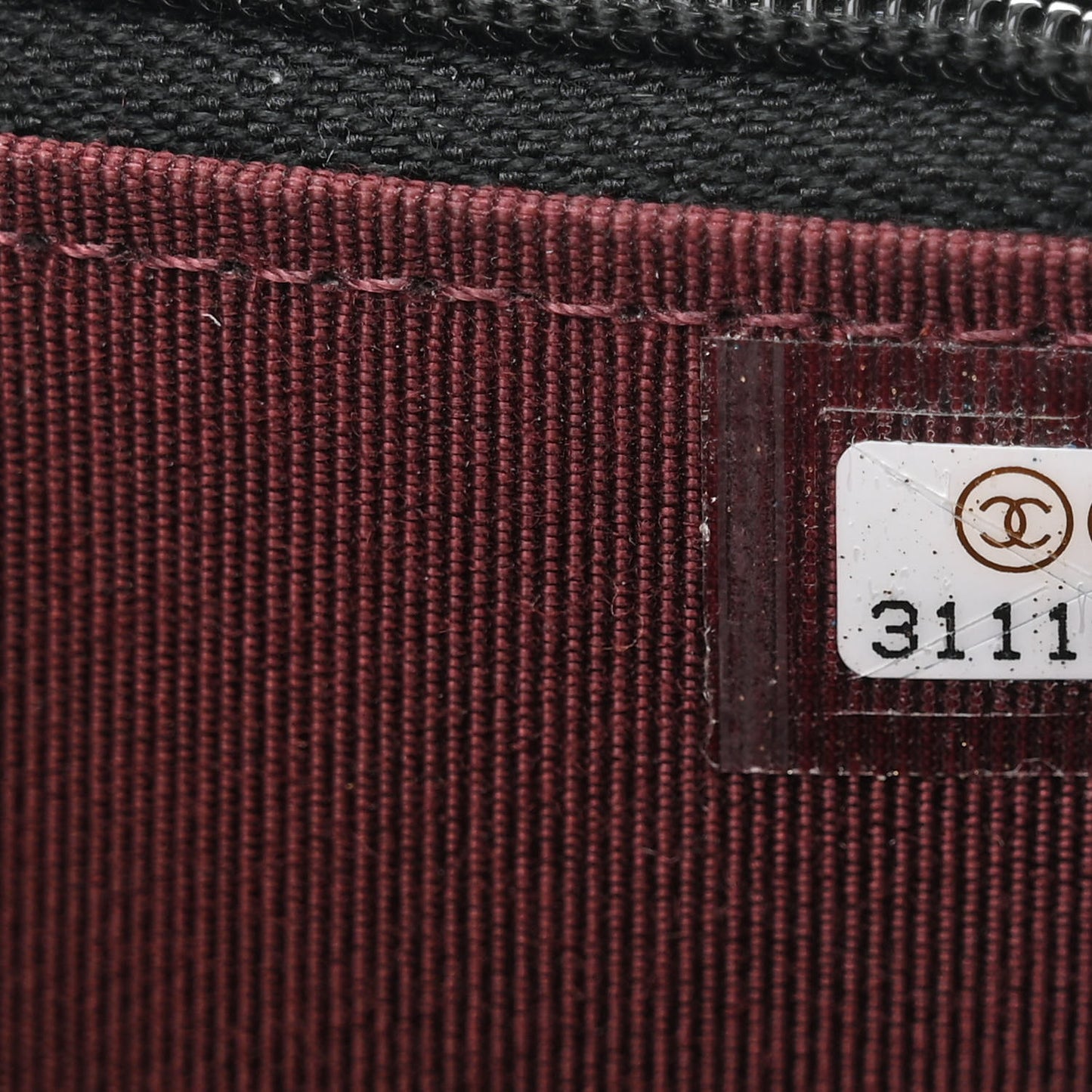 Caviar Quilted Mini Wallet On Chain WOC Black