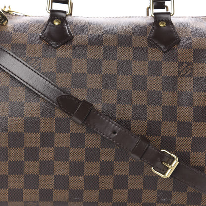 Louis Vuitton Damier Ebene Speedy Bandouliere 30 15 of 15