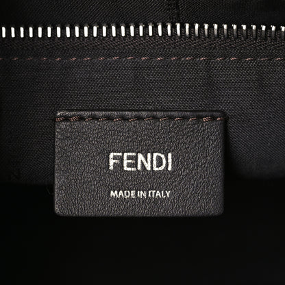 Fendi Vitello King Logo Embossed Medium By The Way Boston Bag Cuoio 6 of 9