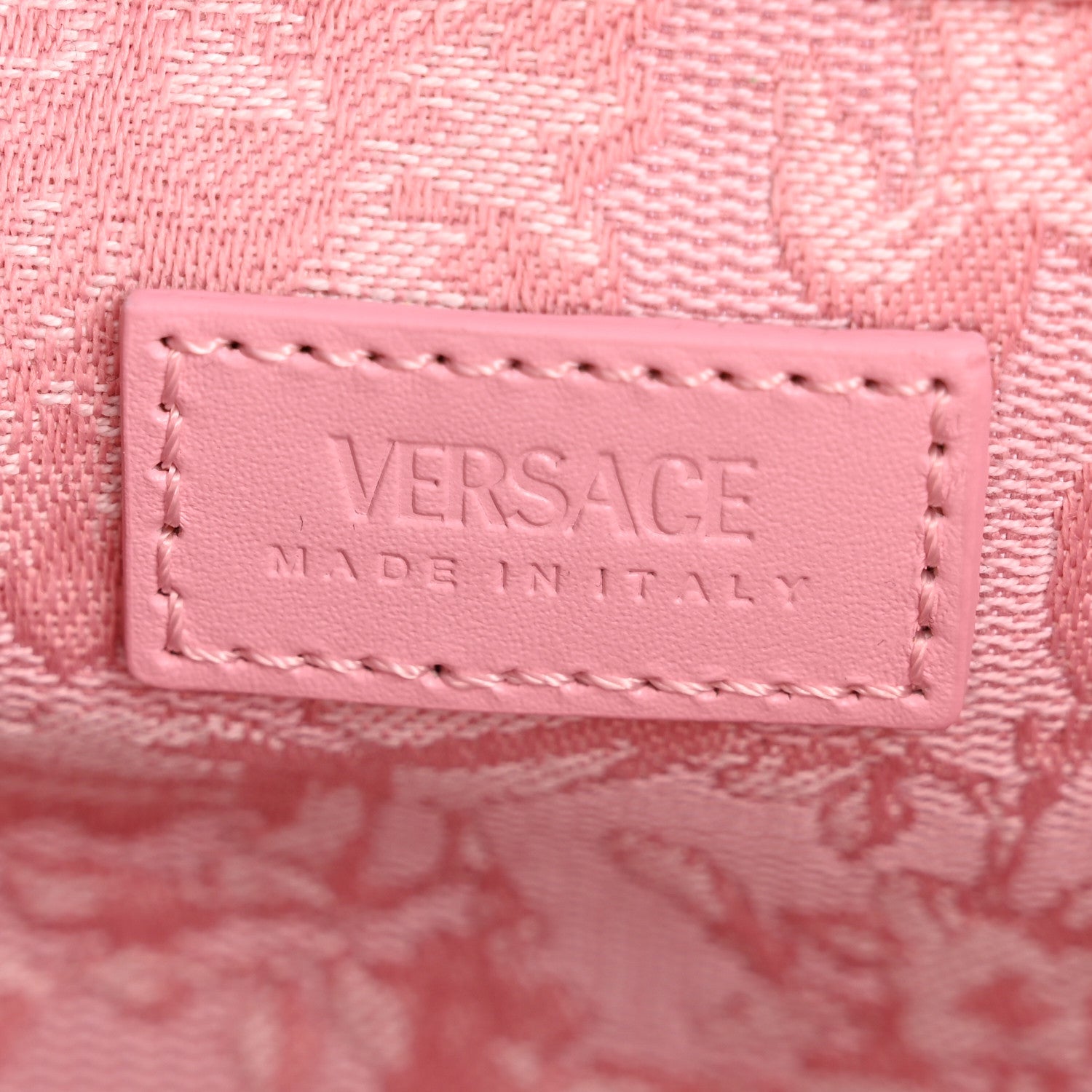 Versace Jacquard Barocco Print Medium Athena Tote Pink 6 of 10