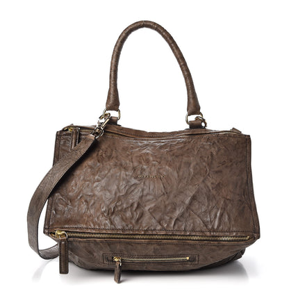 Givenchy Tumbled Sheepskin Large Pandora Charcoal 1 of 10