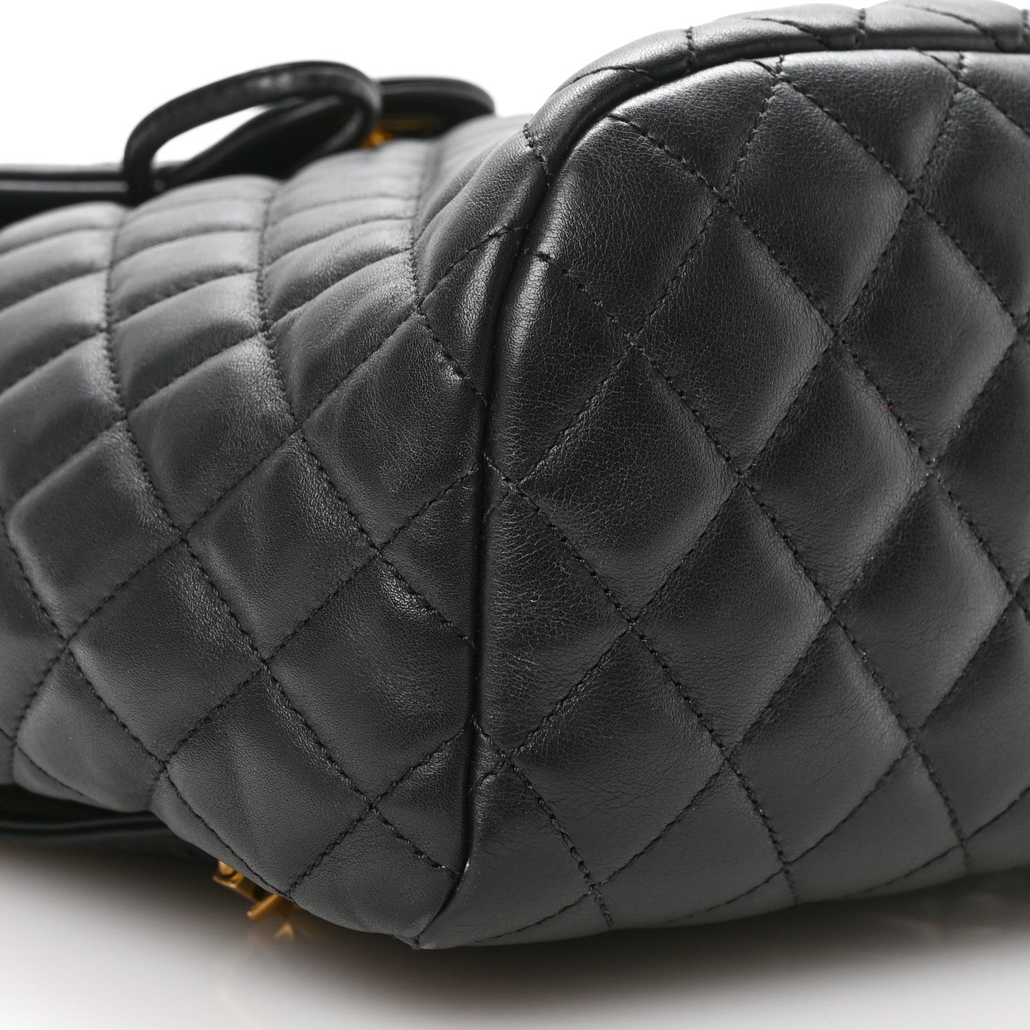 Chanel Lambskin Quilted Small Urban Spirit Backpack Black 8 of 10
