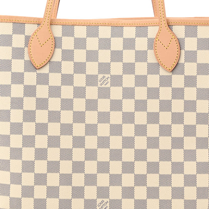 Louis Vuitton Damier Azur Neo Neverfull MM Rose Ballerine 8 of 10