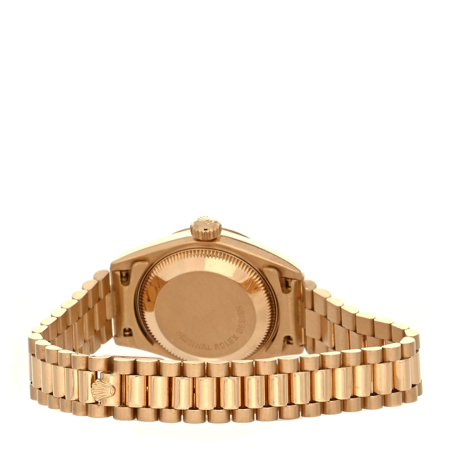 18K Yellow Gold 26mm Oyster Perpetual Datejust President Watch Champagne 69178