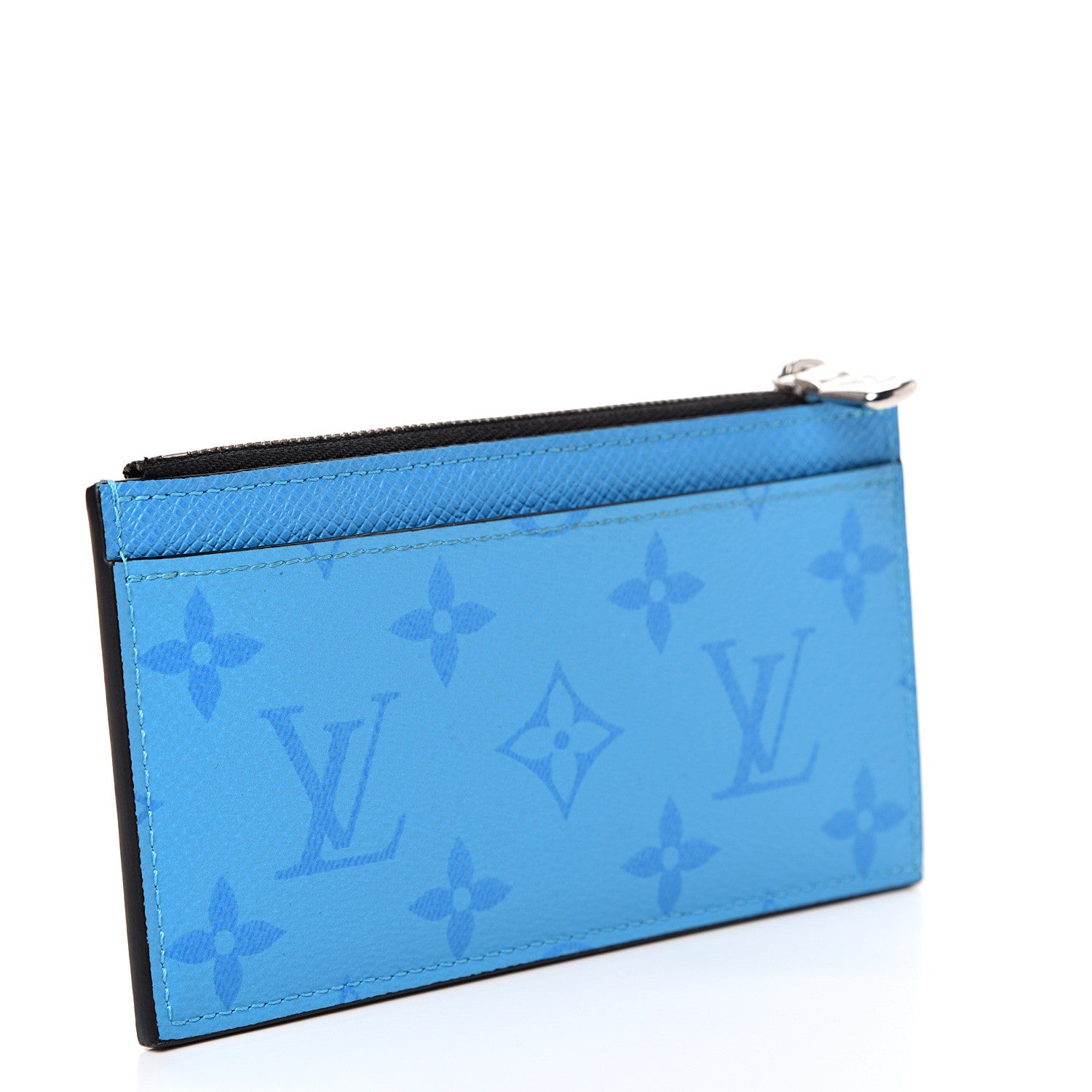 Louis Vuitton Taigarama Coin Card Holder Blue Lagoon 2 of 7