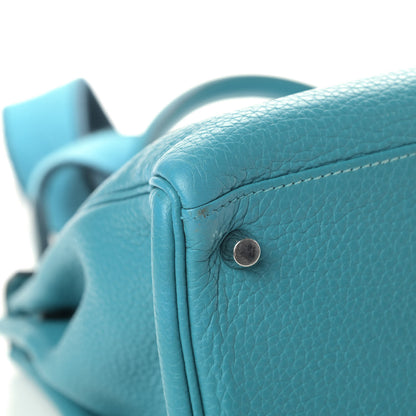 Hermes Togo Kelly Retourne 35 Turquoise 5 of 10